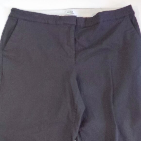 Izod golf active wear flat front pants black women's size 16 - Picture 2 of 12